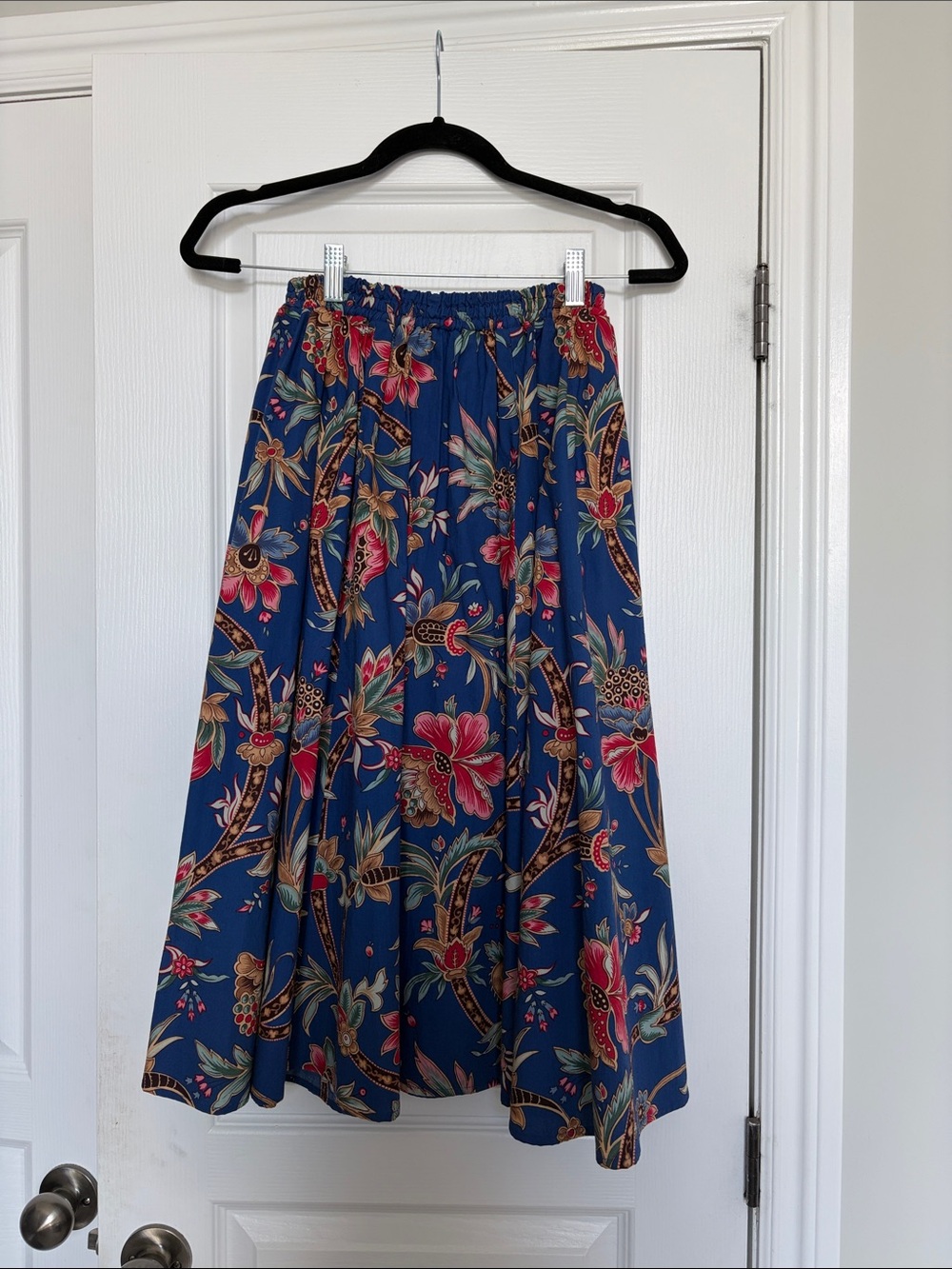 Blue & Pink Floral Vintage Ralph Lauren Skirt